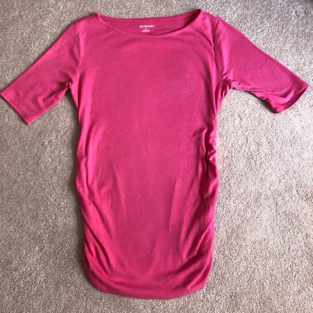- Motherhood Maternity size small pink shirt